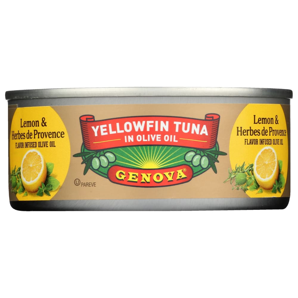 GENOVA: Tuna Yellowfin Lemon Herbs Olive Oil 5 oz - Grocery > Pantry > Meat Poultry & Seafood - GENOVA