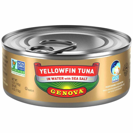 GENOVA Genova Tuna Yellowfin Water Sea Salt, 5 Oz