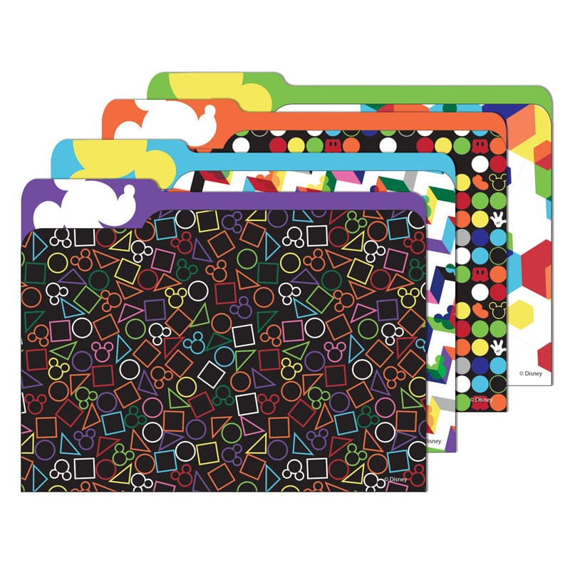 Geo Mickey File Folders (Pack of 10) - Folders - Eureka