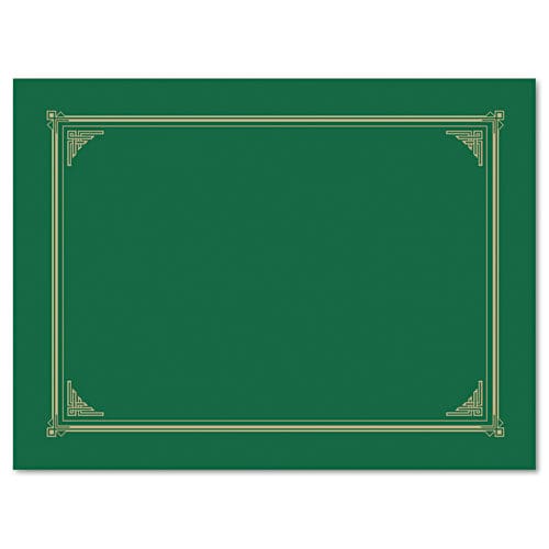 Geographics Certificate/document Cover 12.5 X 9.75 Green 6/pack - Office - Geographics®
