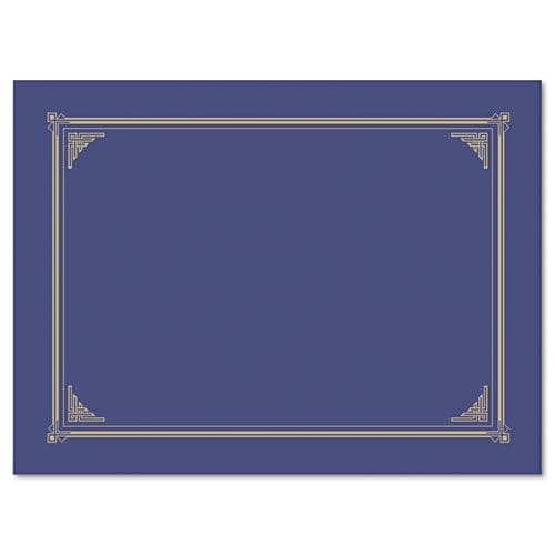 Geographics Certificate/document Cover 12.5 X 9.75 Metallic Blue 6/pack - Office - Geographics®