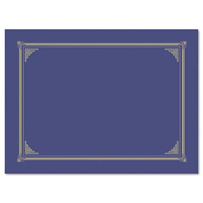 Geographics Certificate/document Cover 12.5 X 9.75 Metallic Blue 6/pack - Office - Geographics®