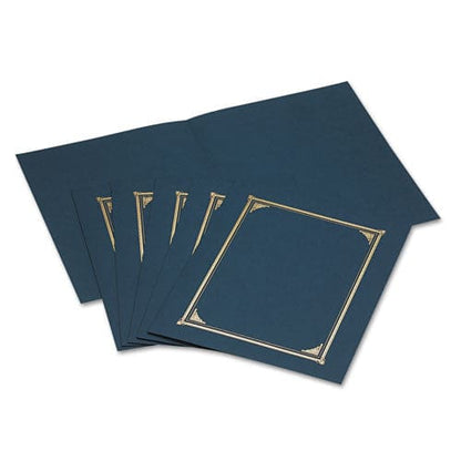 Geographics Certificate/document Cover 12.5 X 9.75 Navy Blue 6/pack - Office - Geographics®