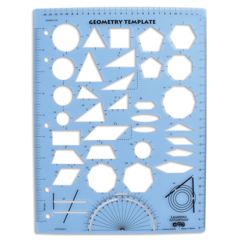 Geometry Template (Pack of 10) - Geometry - Learning Advantage