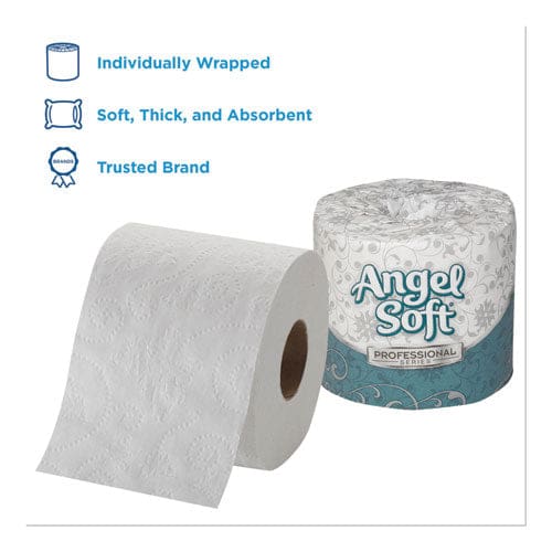 Georgia Pacific Professional Angel Soft Ps Premium Bathroom Tissue Septic Safe 2-ply White 450 Sheets/roll 20 Rolls/carton - Janitorial &