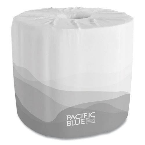 Georgia Pacific Professional Pacific Blue Basic Bathroom Tissue Septic Safe 1-ply White 1,210 Sheets/roll 80 Rolls/carton - Janitorial &