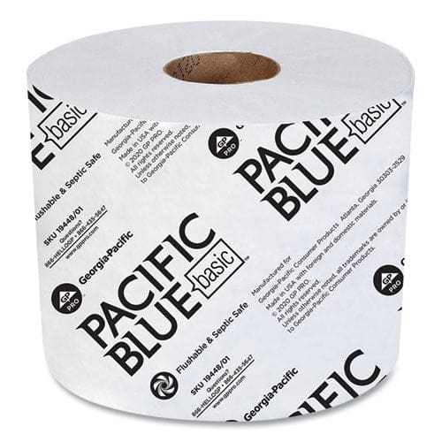 Georgia Pacific Professional Pacific Blue Basic High-capacity Bathroom Tissue Septic Safe 2-ply White 1,000 Sheets/roll 48 Rolls/carton -