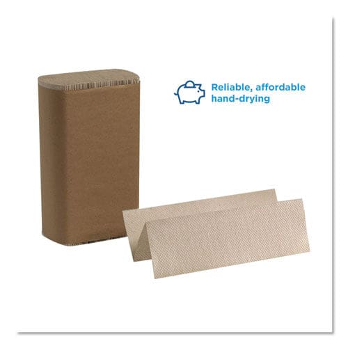 Georgia Pacific Professional Pacific Blue Basic M-fold Paper Towels 9.2 X 9.4 Brown 250/pack 16 Packs/carton - Janitorial & Sanitation -