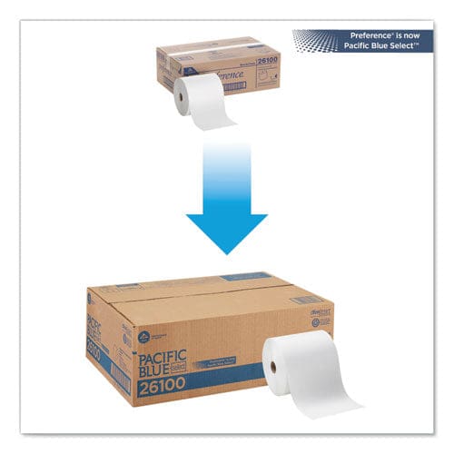 Georgia Pacific Professional Pacific Blue Basic Nonperf Paper Towels 7.78 X 1,000 Ft White 6 Rolls/carton - Janitorial & Sanitation -