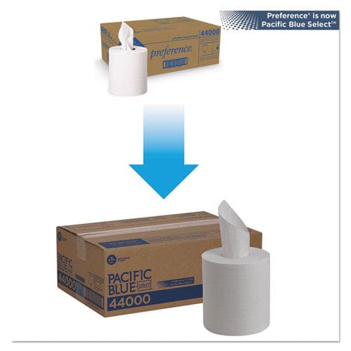 Georgia Pacific Professional Pacific Blue Select 2-ply Center-pull Perf Wipers 2-ply 8.25 X 12 White 520/roll 6 Rolls/carton - Janitorial &