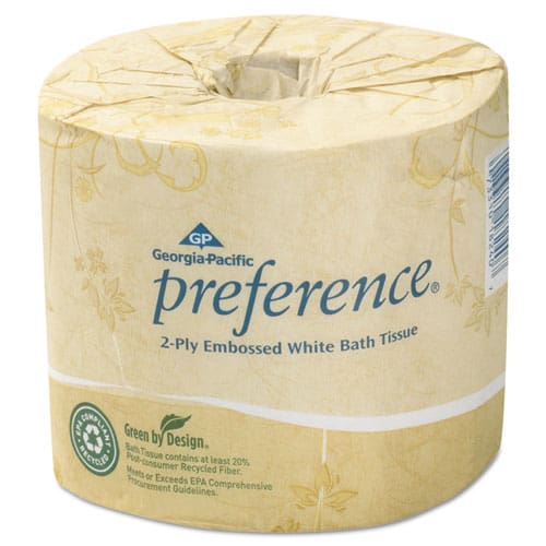 Georgia Pacific Professional Pacific Blue Select Bathroom Tissue Septic Safe 2-ply White 550 Sheets/roll 80 Rolls/carton - Janitorial &