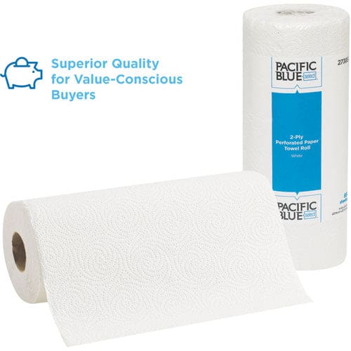 Georgia Pacific Professional Pacific Blue Select Two-ply Perforated Paper Kitchen Roll Towels 2-ply 11 X 8.8 White 85/roll 30 Rolls/carton -