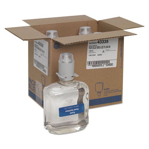 Georgia Pacific Professional Pacific Blue Ultra Foam Hand Sanitizer Refill For Manual Dispensers 1,000 Ml Fragrance-free 4/carton -