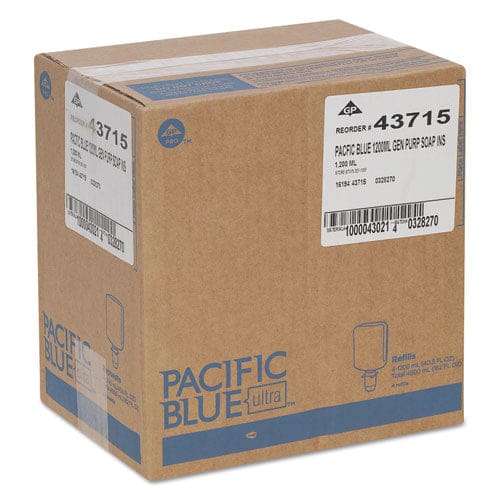 Georgia Pacific Professional Pacific Blue Ultra Foam Soap Manual Dispenser Refill Pacific Citrus 1,200 Ml 4/carton - Janitorial & Sanitation