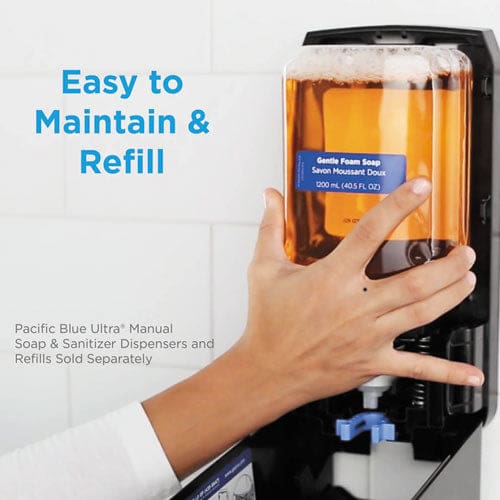 Georgia Pacific Professional Pacific Blue Ultra Foam Soap Manual Dispenser Refill Fragrance-free 1,200 Ml 4/carton - Janitorial & Sanitation