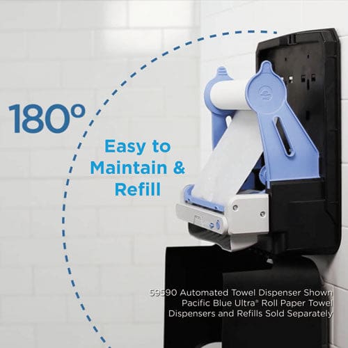 Georgia Pacific Professional Pacific Blue Ultra Paper Towel Dispenser Automated 12.9 X 9 X 16.8 Black - Janitorial & Sanitation - Georgia