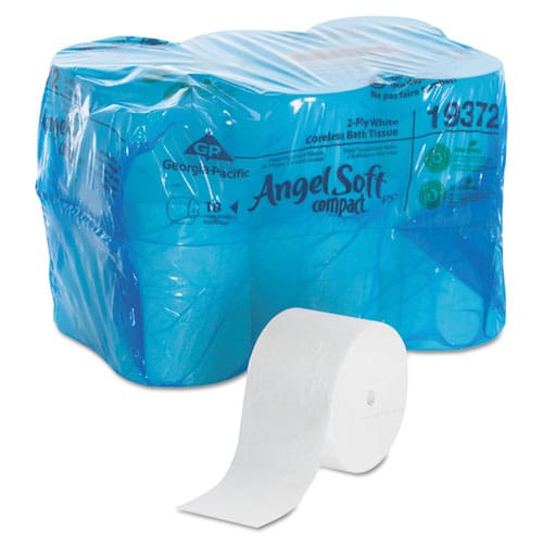 Georgia Pacific Professional Coreless Bath Tissue Septic Safe 2-ply White 1,125 Sheets/roll 18 Rolls/carton - Janitorial & Sanitation -