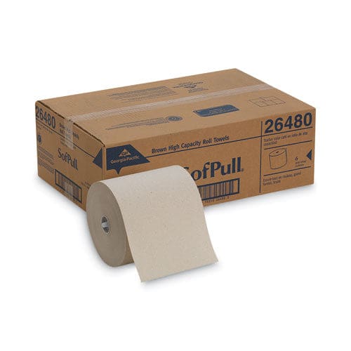 Georgia Pacific Professional Hardwound Roll Paper Towel Nonperforated 7.87 X 1,000 Ft Brown 6 Rolls/carton - Janitorial & Sanitation -
