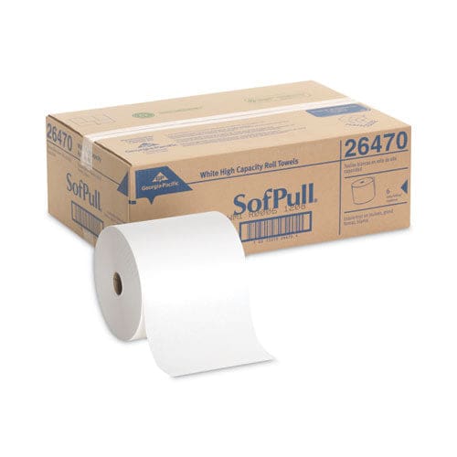 Georgia Pacific Professional Hardwound Roll Paper Towel Nonperforated 7.87 X 1,000 Ft White 6 Rolls/carton - Janitorial & Sanitation -