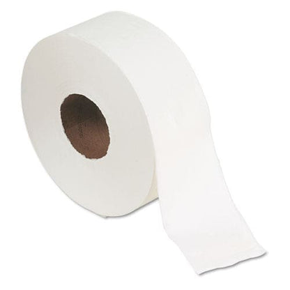 Georgia Pacific Professional Jumbo Jr. Bath Tissue Roll Septic Safe 2-ply White 3.5 X 1,000 Ft 8 Rolls/carton - Janitorial & Sanitation -
