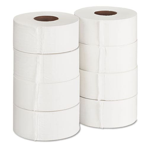 Georgia Pacific Professional Jumbo Jr. Bath Tissue Roll Septic Safe 2-ply White 3.5 X 1,000 Ft 8 Rolls/carton - Janitorial & Sanitation -