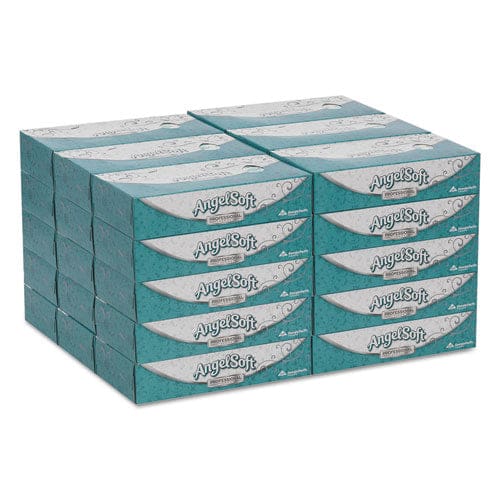 Georgia Pacific Professional Premium Facial Tissues In Flat Box 2-ply White 100 Sheets 30 Boxes/carton - Janitorial & Sanitation - Georgia