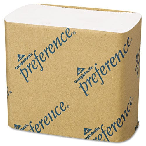 Georgia Pacific Professional Singlefold Interfolded Bathroom Tissue Septic Safe 1-ply White 400 Sheets/pack 60 Packs/carton - Janitorial &