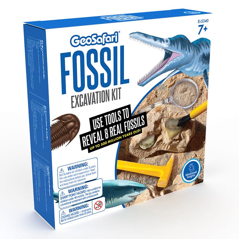 Geosafari Jr Fossil Excavation Kit - Animal Studies - Learning Resources