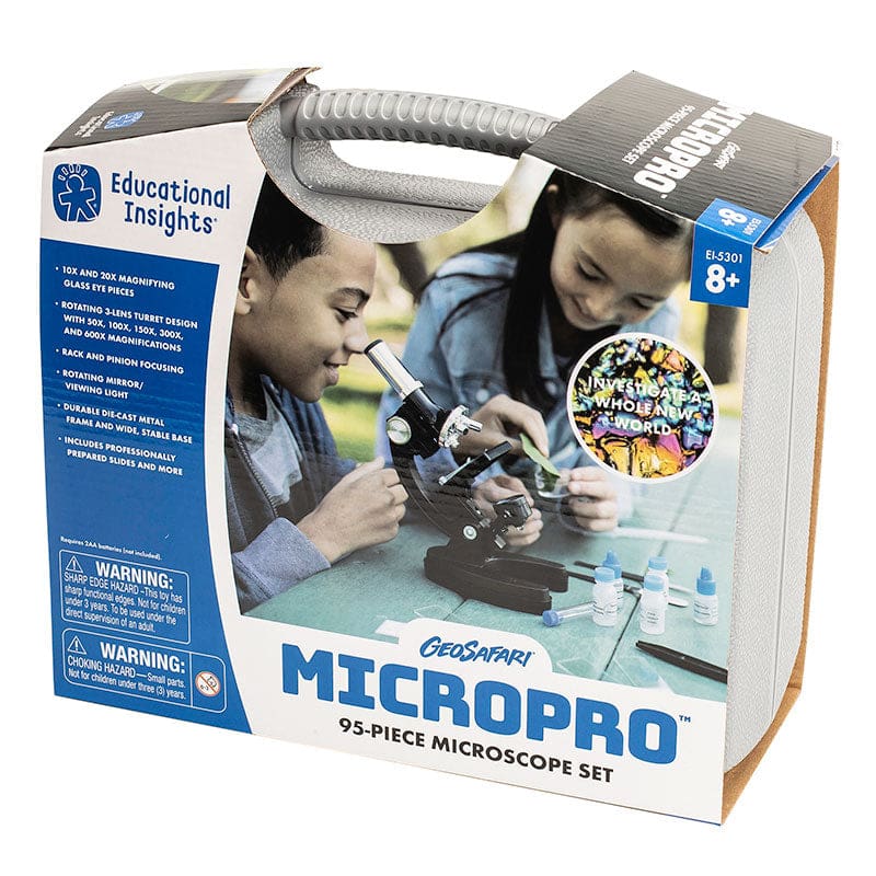 Geosafari Micropro Microscope Set Gr 3 & Up - Microscopes - Learning Resources