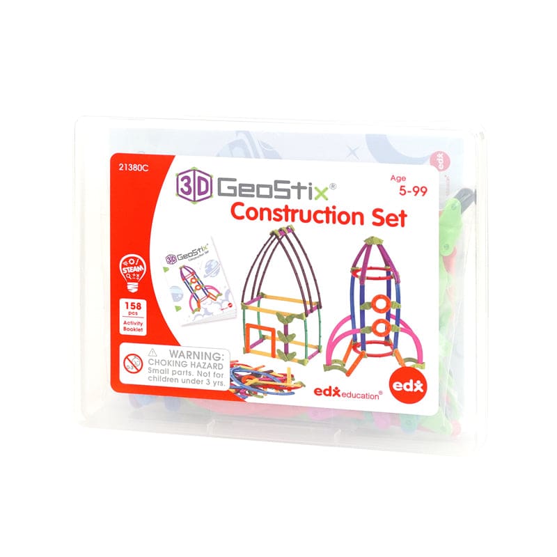 Geostix 3D Construction Set - Blocks & Construction Play - Learning Advantage