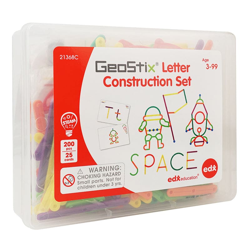 Geostix Letter Construction Set - Language Arts - Learning Advantage