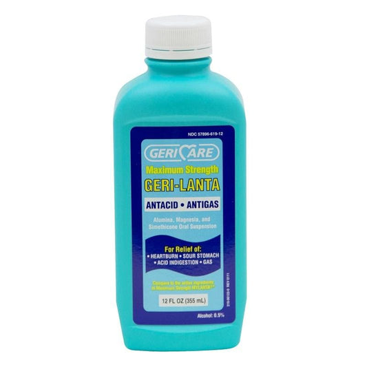 GeriCare Geri-Lanta Max Strength 12Oz Liquid Box of OTTLE (Pack of 4) - Over the Counter >> Gastrointestinal - GeriCare