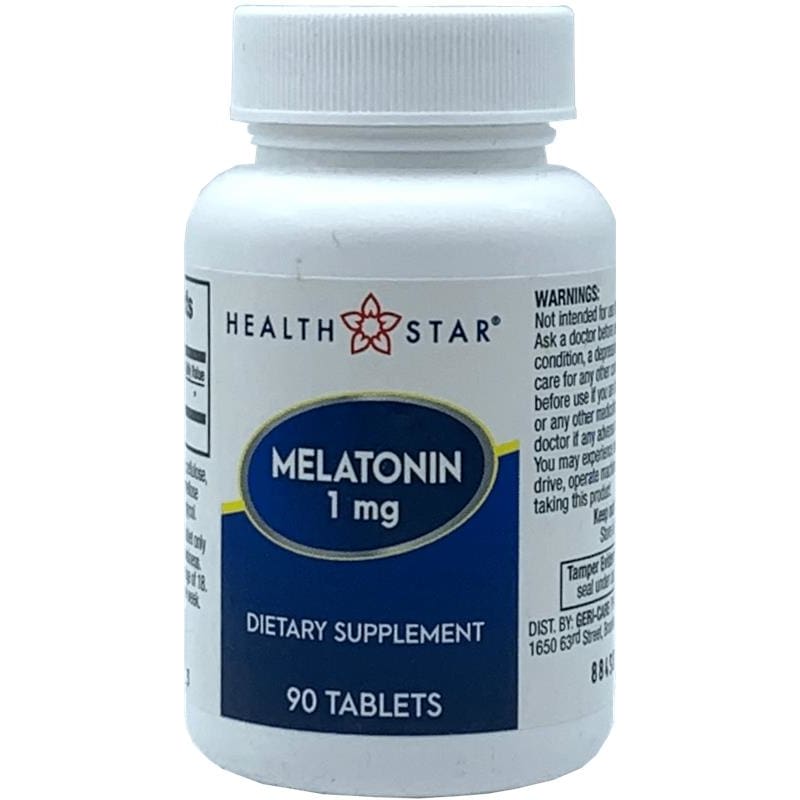 GeriCare Melatonin 1Mg Bt90 Box of OTTLE (Pack of 6) - Over the Counter >> Vitamins and Minerals - GeriCare