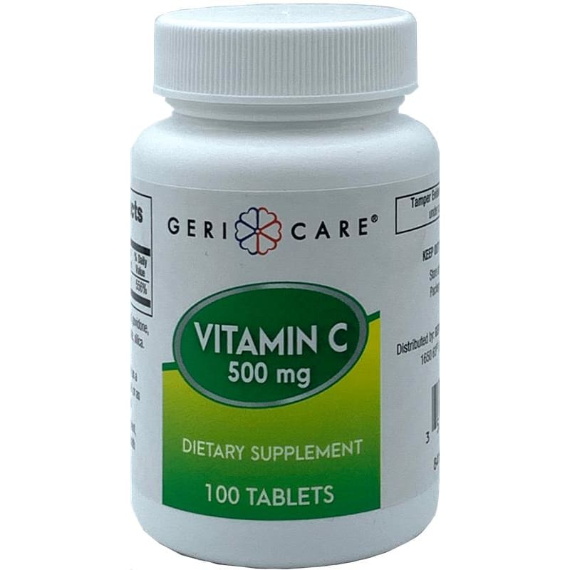 GeriCare Vitamin C Tabs 500Mg Bt100 Box of 100 (Pack of 6) - Over the Counter >> Vitamins and Minerals - GeriCare