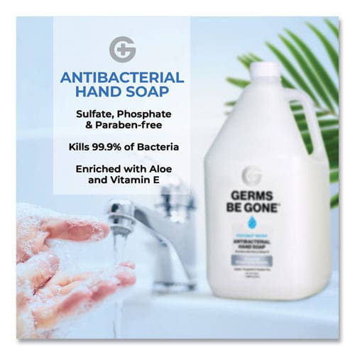 Germs Be Gone Antibacterial Hand Soap Aloe 1 Gal Cap Bottle 4/carton - Janitorial & Sanitation - Germs Be Gone®