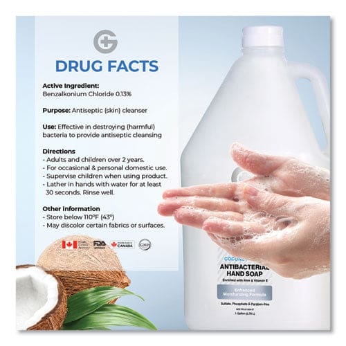 Germs Be Gone Antibacterial Hand Soap Aloe 1 Gal Cap Bottle 4/carton - Janitorial & Sanitation - Germs Be Gone®