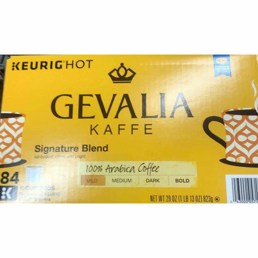 GEVALIA Signature Blend Coffee, Mild, K-CUP Pods, 84 Count - ShelHealth.Com