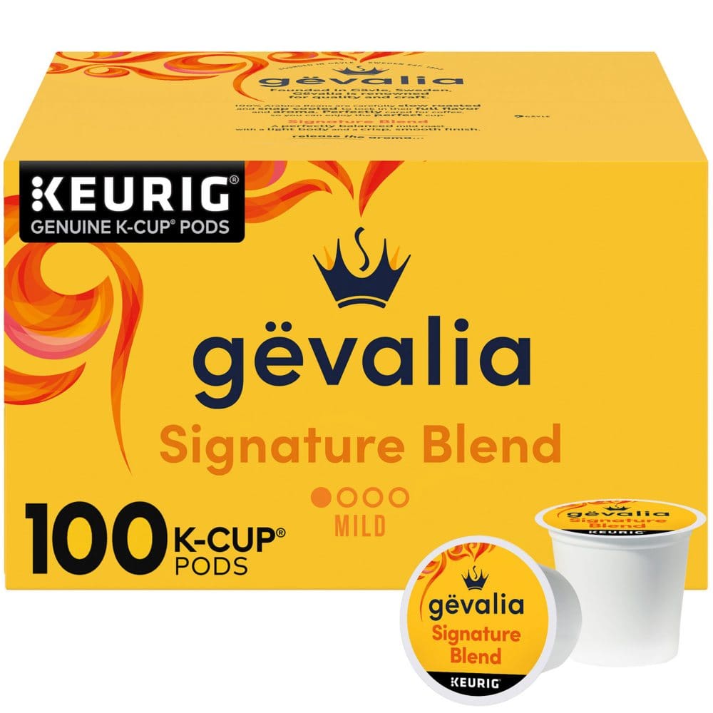 Gevalia Signature Blend Mild Roast K-Cup Coffee Pods (100 ct.) - Coffee Tea & Cocoa - Gevalia Signature