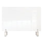 Ghent Clear Partition Extender With Attached Clamp 29 X 3.88 X 18 Thermoplastic Sheeting - Furniture - Ghent