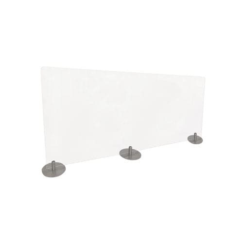 Ghent Desktop Free Standing Acrylic Protection Screen 59 X 5 X 24 Frost - Furniture - Ghent