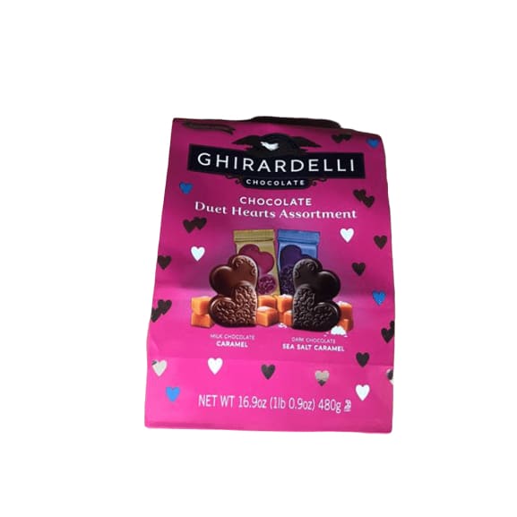 Ghirardelli Chocolate Duet Hearts Assortment, Valentine's Day Edition, 16.9 oz - ShelHealth.Com