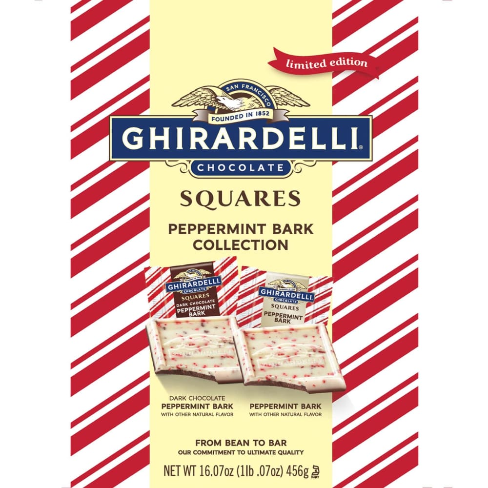 Ghirardelli Peppermint Bark Collection 1 lb. - Ghirardelli