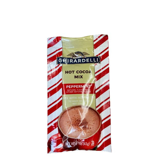 GHIRARDELLI Peppermint Hot Cocoa Mix 1.5 OZ Packet - GHIRARDELLI