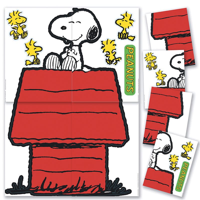 Giant Character Snoopy & Dog House Bb Set (Pack of 3) - Classroom Theme - Eureka