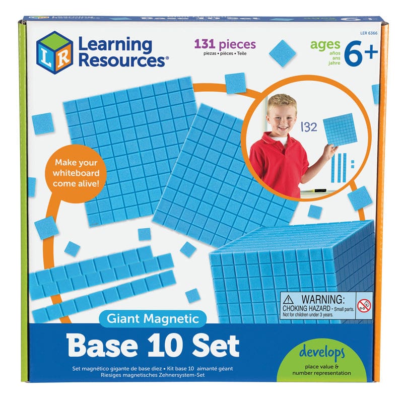 Giant Magnetic Base Ten Set - Base Ten - Learning Resources