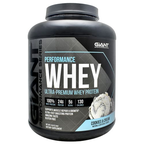 Giant Performance Whey Cookies and Cream 5 lb - Giant