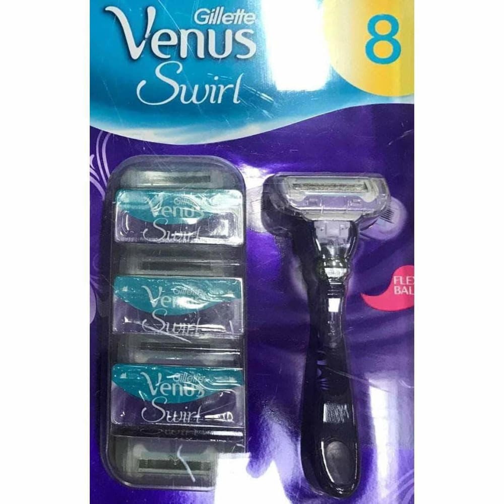Gillette Venus Swirl Women's Razor Handle with 8 Refills - ShelHealth.Com