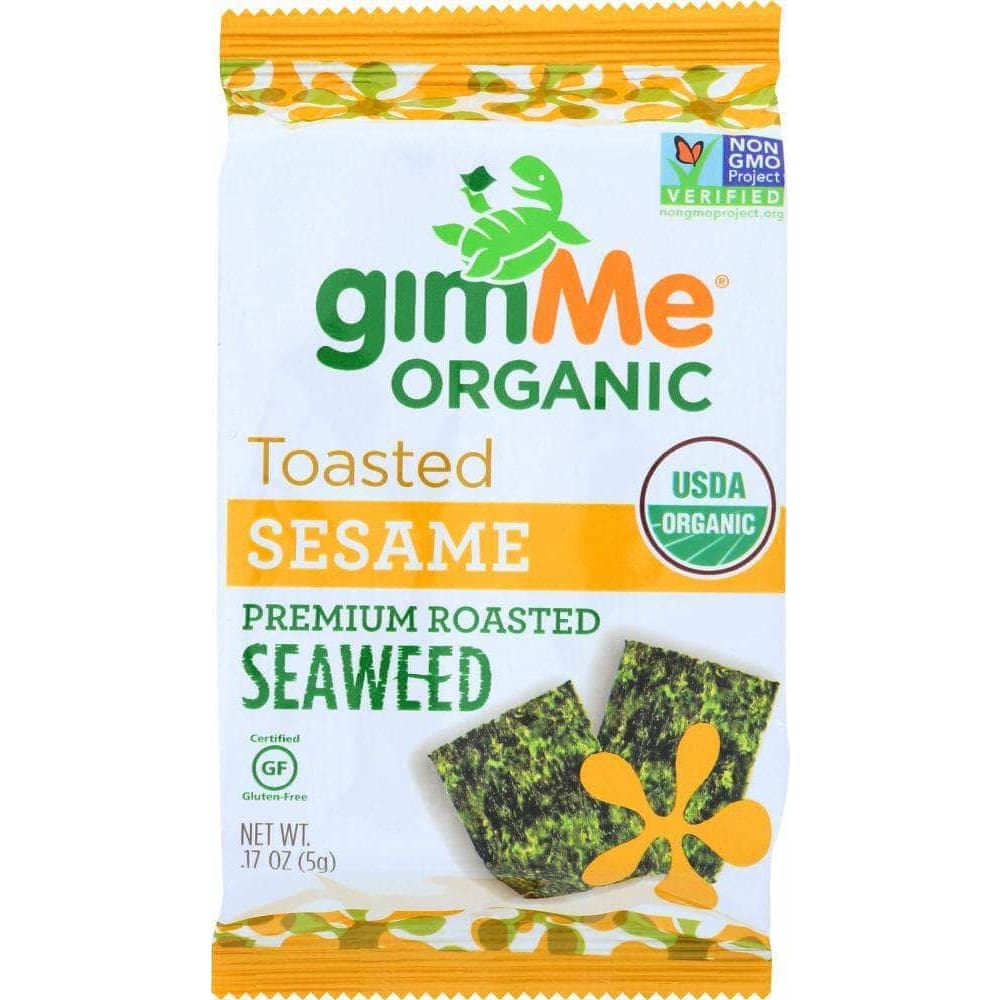 Gimme Snacks Gimme Organic Roasted Seaweed Snacks Sesame, 0.17 oz