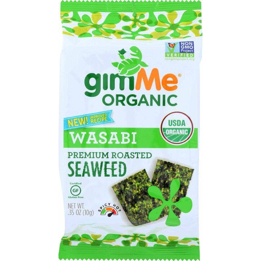 Gimme Snacks Gimme Roasted Seaweed Snacks Wasabi, 0.35 oz