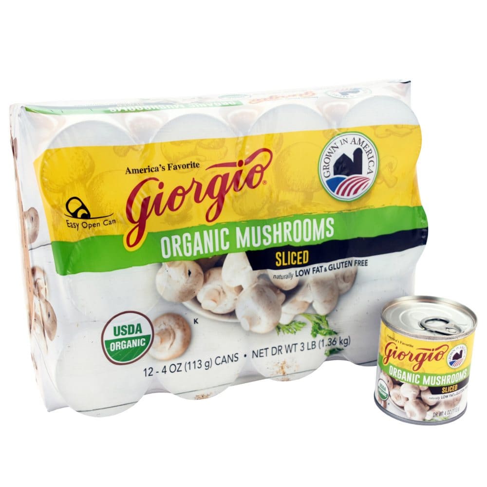 Giorgio Organic Mushrooms (4 oz. 12 pk.) - Canned Foods & Goods - Giorgio Organic
